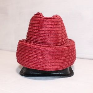 ESENSHEL RUSSIAN CUFF HAT IN RUBY HEMP (L/XL) Unisex